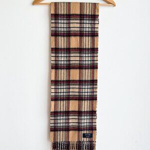 Gretna Green Plaid Beige Brown Red Classic Scarf